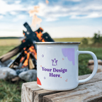 12oz Enamel Camping Mug