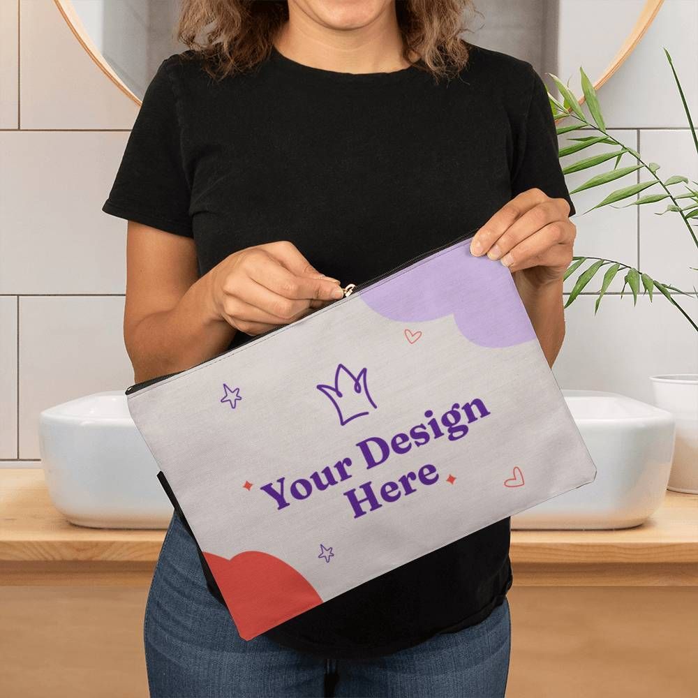 Fabric Zippered Pouch Small