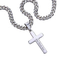 Personalized Artisan Cross with Cuban Link Chain