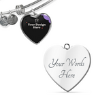Buyer Upload Luxury Heart Bangle