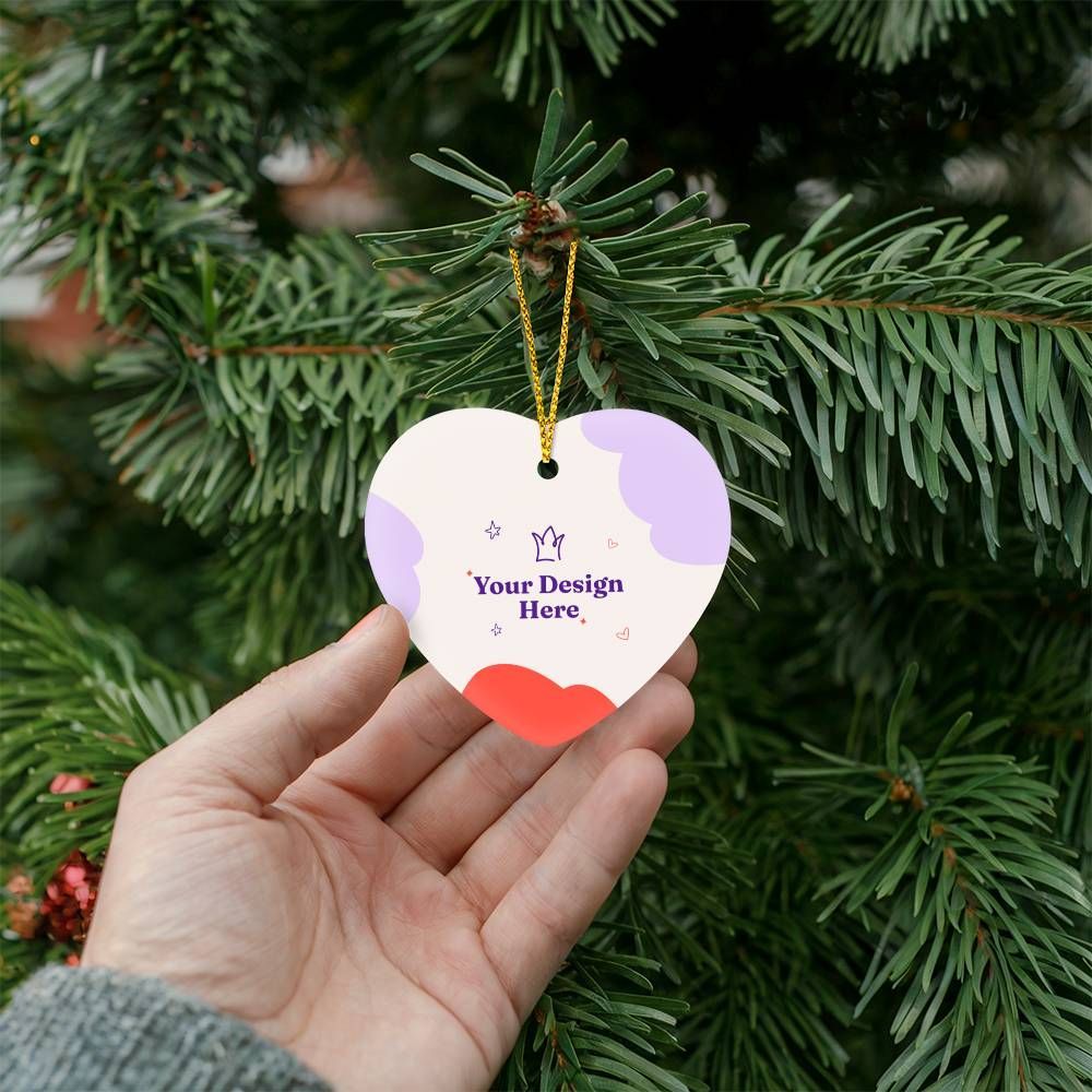 High Gloss Heart Ornament