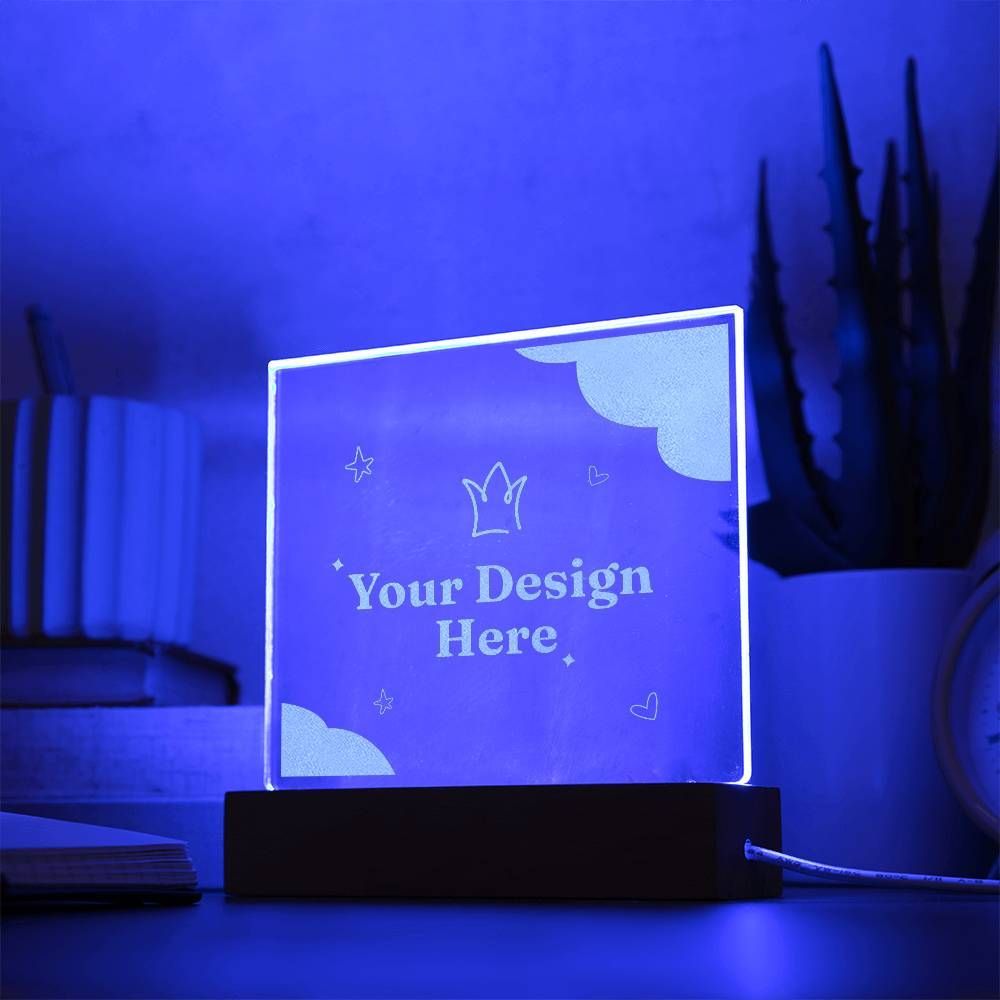 Engraved Acrylic Square Plaque