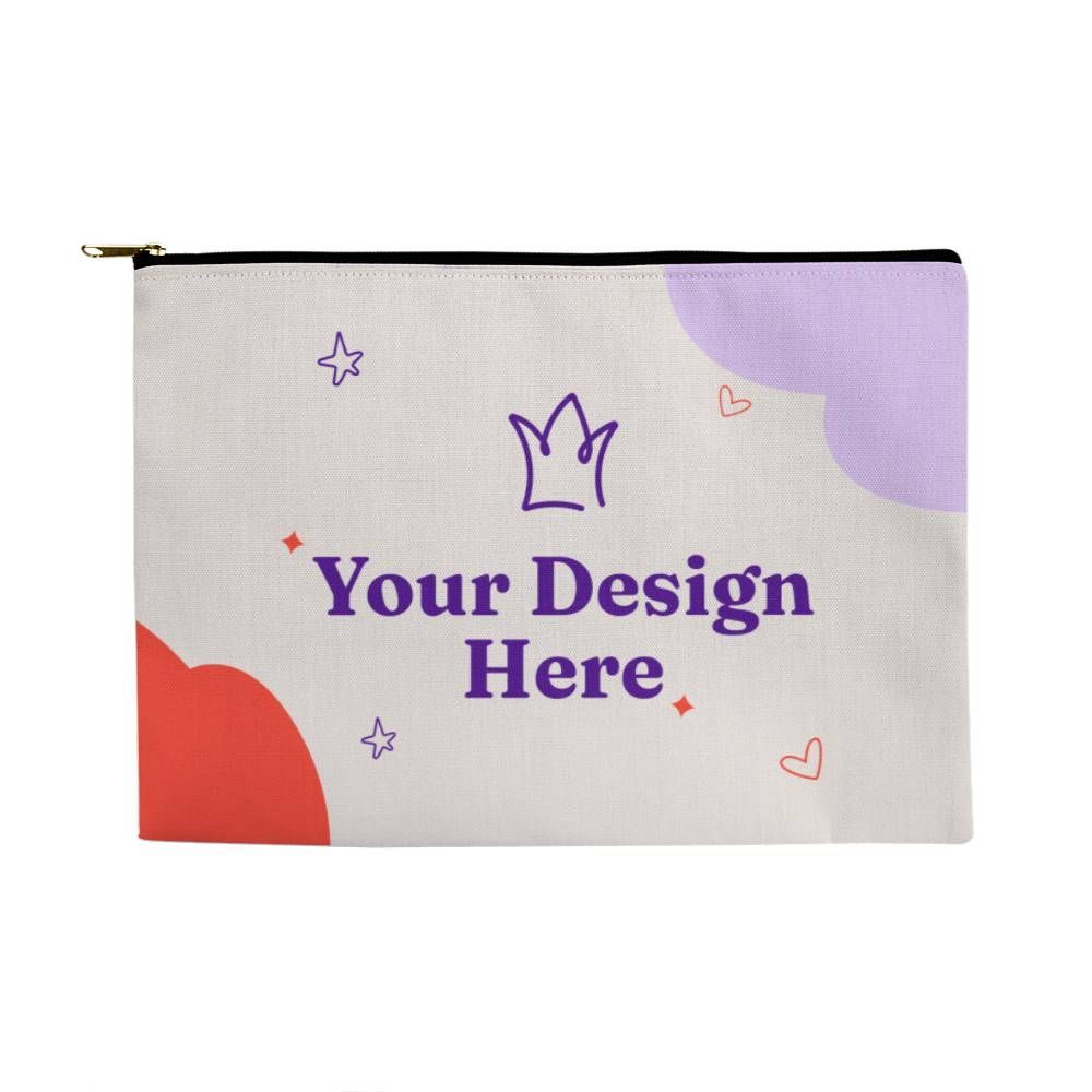 Fabric Zippered Pouch Small