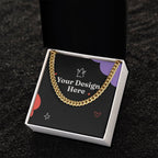 To My Wonderful Fiance Cuban Link Chain