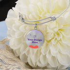 Non-Message Card Luxury Circle Bangle