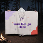 Hooded Sherpa Fleece Blanket