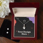 Alluring Beauty Necklace & Earring Set Bundle