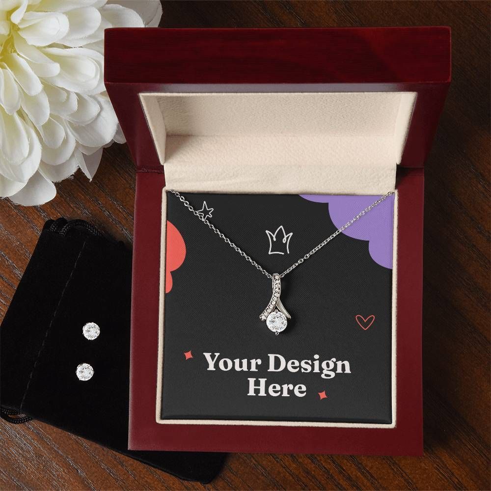 Alluring Beauty Necklace & Earring Set Bundle