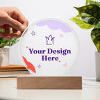 Acrylic Circle Plaque