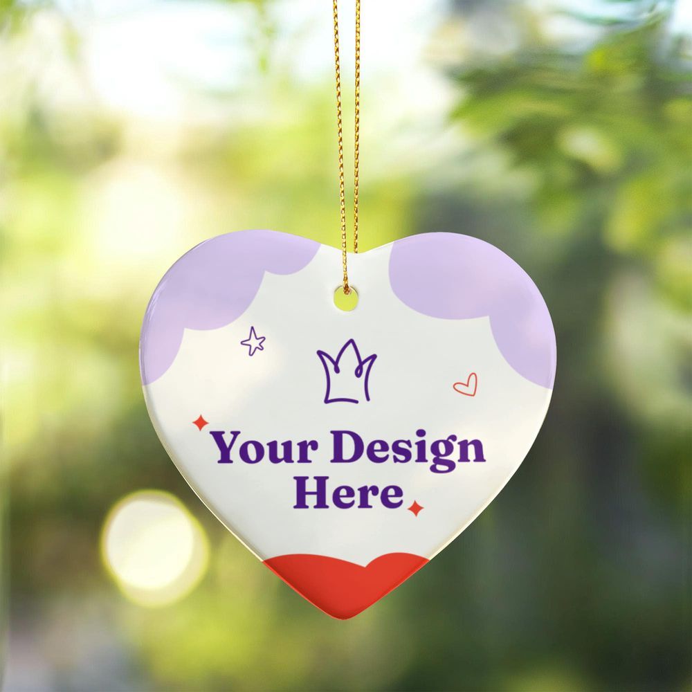 Ceramic Heart Ornament