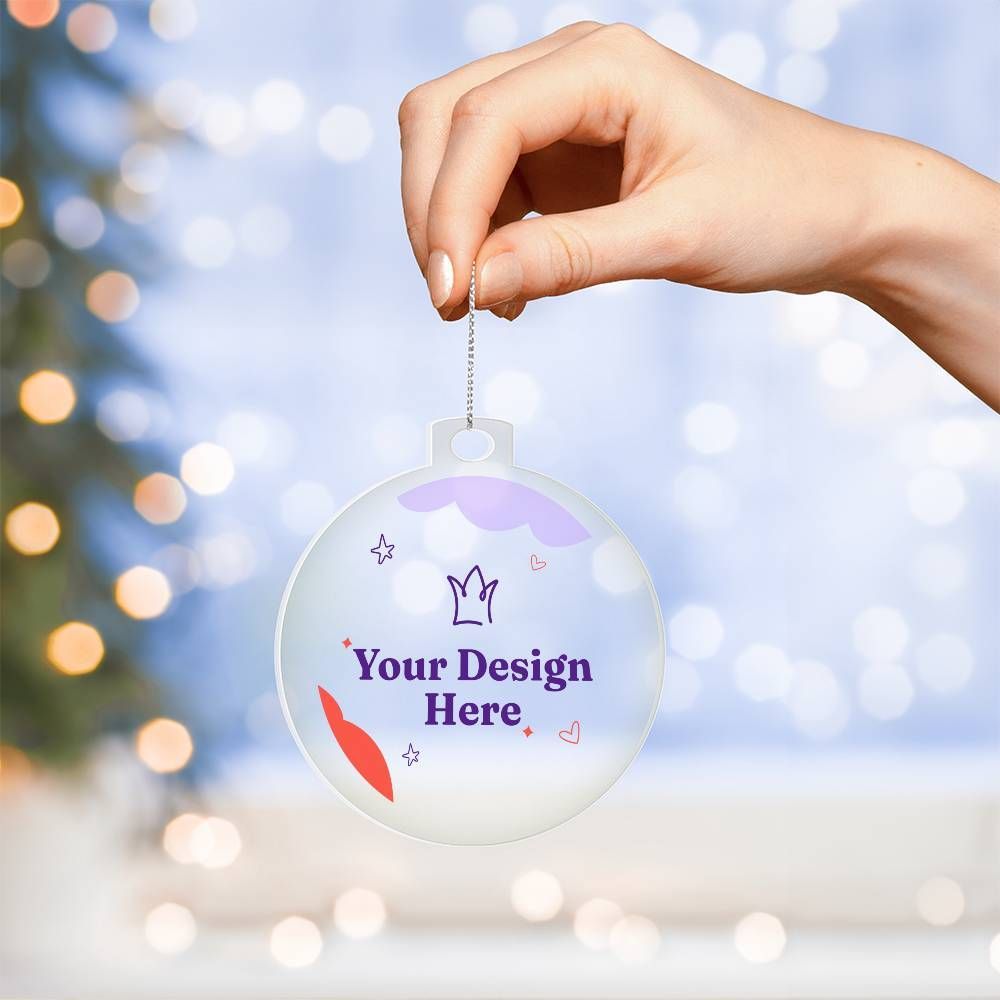 Acrylic Bulb Ornament