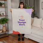 Coral Fleece Blanket : Portrait