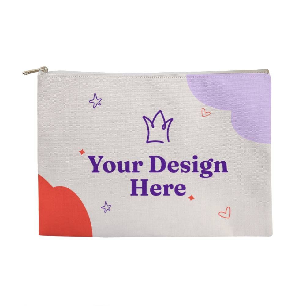 Fabric Zippered Pouch Small
