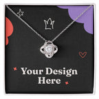 To My Wonderful Fiance Love knot necklace