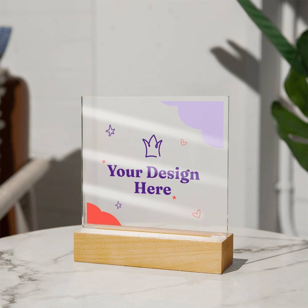 Acrylic Square Plaque